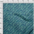 thumbnail image 3 of oneOone Viscose Jersey Blue2 Fabric Abstracts Sewing Material Print Fabric By The Yard 60 Inch Wide, 3 of 5