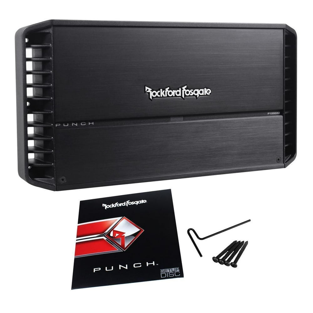 Rockford Fosgate Punch P1000X2 1000 Watt RMS 2Channel Amplifier Car