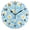 Black, variant on Daisy Lightning Pattern Wall Clock 10in Round Artistic Oil Painting Home Decor Desk Table Clock