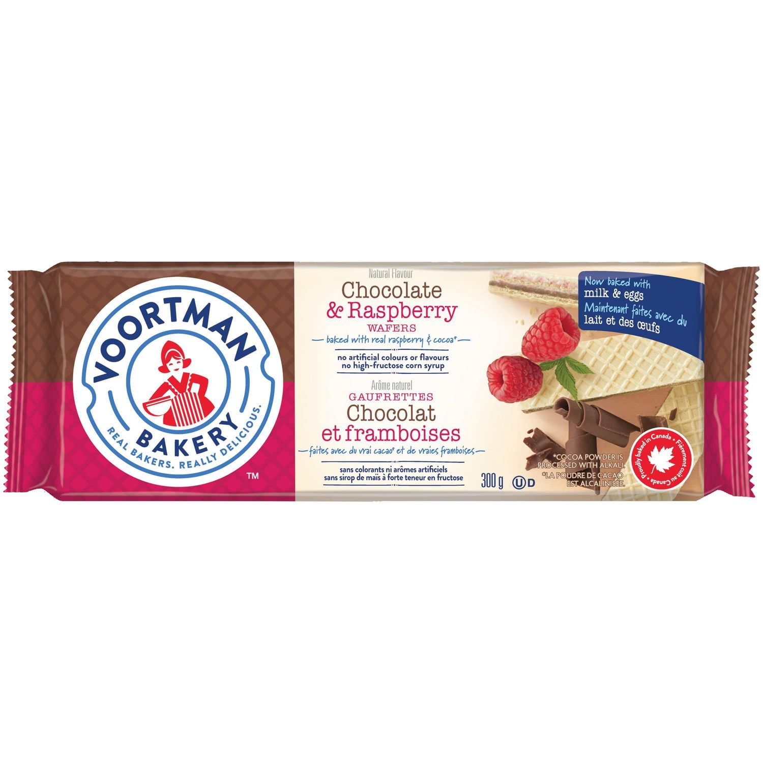 Voortman Chocolate & Raspberry Wafers