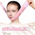 thumbnail image 2 of Masque Réutilisable à Ligne en V avec Mentonnière, Masque Facial en Forme de V pour Affaissement, Exerciseur de Mâchoire (Rose), 2 of 5