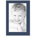 ArtToFrames 15x22" Midnight Blue Custom Mat for Picture Frame with