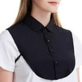 thumbnail image 2 of Blusa Cuello Falso Desmontable Camisa Cuello Falso Camisa Docorativo Negro Yuyangstore Cuello de imitación desmontable, 2 of 8