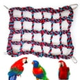 thumbnail image 1 of Bird Climbing Toy Nylon Rope Parrot Climbing Net Bird Hammock Parrot Chew Toy, 1 of 10
