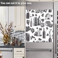thumbnail image 4 of Dailycode Dishwasher Magnet Cover Magnetic Fridge Door Cover Home Kitchen Decor, Barrel Wine House, 23"x 26", 4 of 6