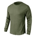 thumbnail image 5 of VJATTWR Mens Neck Thermal Undershirts Slim Fit Wicking Long Sleeve T Shirts Comfy Lightweight Solid Workout Tops for Men L, 5 of 8