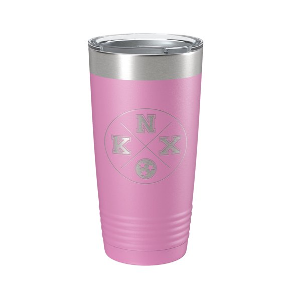 Knox Tristar Tumbler Knoxville TN Travel Mug Insulated Laser Engraved Coffee Cup 20 oz Light Purple