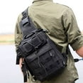 thumbnail image 2 of Breathable Shoulder Bag Abrasion Multi-Compartment for Camping Cycling Daily Commute, 2 of 8