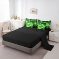 thumbnail image 5 of Castle Fairy Racing Car Twin Bedding Sets for Kids Teens,Black Green Bedding Comforter Set, 5 of 8