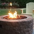thumbnail image 3 of ChaoLink 25 Inch Round Drop-in Fire Pit Pan - Stainless Steel Propane & Natural Gas Insert, Spark Ignition Kit, 48,000 BTU, Idealsilver, 3 of 7