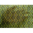 thumbnail image 4 of oneOone Cotton Silk Fabric Argyle Style Ikat Printed Fabric 1 Yard 42 Inch Wide, 4 of 4