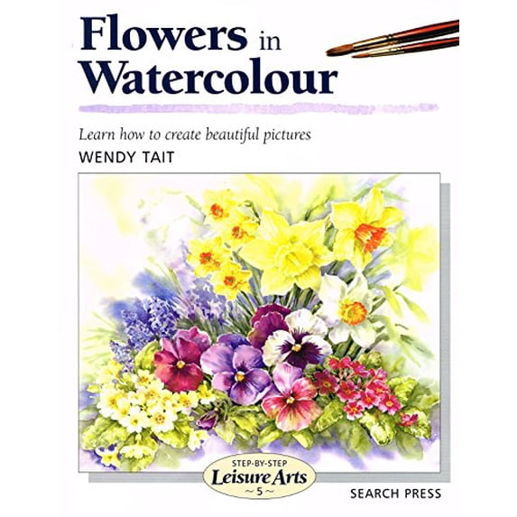 Pre-Owned Flowers in Watercolour (Step-by-Step Leisure Arts) (Paperback) 0855329033 9780855329037