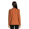 thumbnail image 3 of Attitude Unknown Women’s and Women’s Plus Ponte Blazer, Sizes XS-3X, 3 of 5