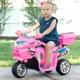 thumbnail image 2 of Motocicleta eléctrica Lil' Rider de 3 ruedas para niños de 3 a 6 años, color rosa, 2 of 6