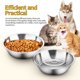 thumbnail image 3 of cuencos para gatos y mascotas de acero inoxidable., 3 of 8