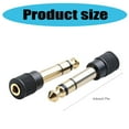 thumbnail image 5 of Necvior 6.35mm to 3.5mm Adapter,6.35mm 1/4inch Male to 3.5mm 1/8inch Female Stereo, 5 of 10