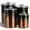Bronze, variant on malmo 4-Piece Canisters Kitchen Storage Storeroom 34 Ounces, Black