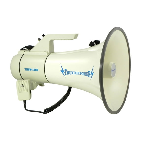 ThunderPower 45W 2000 Yard Sound Range PA Bullhorn Megaphone Speaker