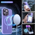thumbnail image 4 of Funda TEKKU Matte Style para iPhone 15 PRO MAX Trans Violeta compatible con MagSafe, 4 of 8