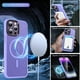 thumbnail image 4 of Funda TEKKU Matte Style para iPhone 15 PRO MAX Trans Violeta compatible con MagSafe, 4 of 8