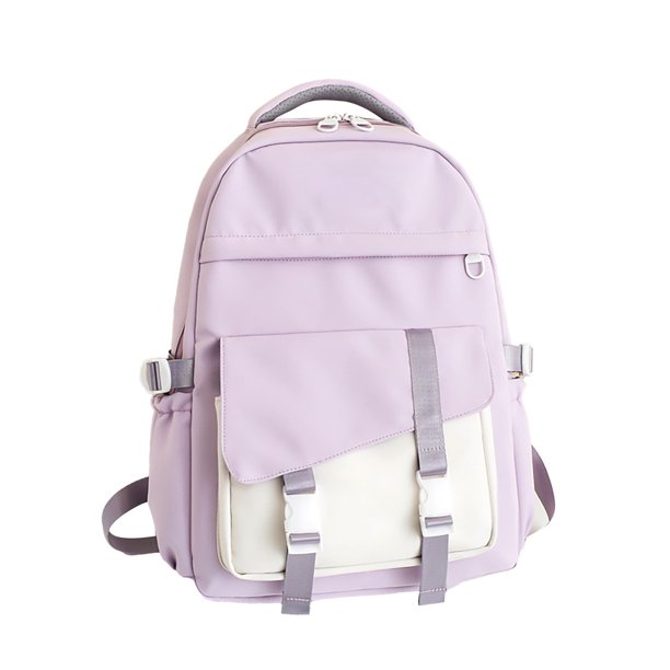 ¡Gran oferta! Mochila Poaug para oficina, manualidades y papelería. Bolsa de viaje con dibujos animados. Bolsa de regalo para estudiantes de nuevo semestre. Mochila morada para la vuelta al cole.