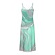 thumbnail image 3 of Vestido de Verano Casual de las Mujeres, Impresión Plegada Casual de Verano, Vestido de Cuello en V sin Mangas de Camis, 3 of 5