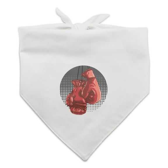 Red Boxing Gloves Boxer Dog Pet Bandana