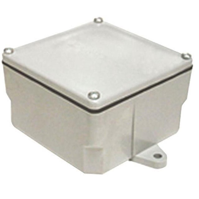 Cantex 5133711U Boîte de Jonction PVC - 6 x 6 x 6 Po.