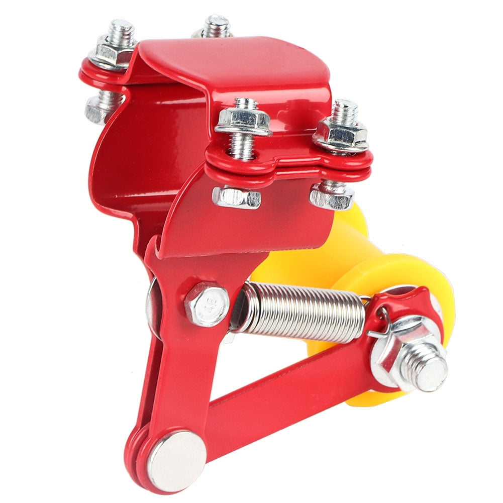ZPSHYD Tensor de Cadena, regulador de Accesorios modificados para Motocicleta Universal Accesorios modificados para Motocicleta para Moto Motocross(Rojo)