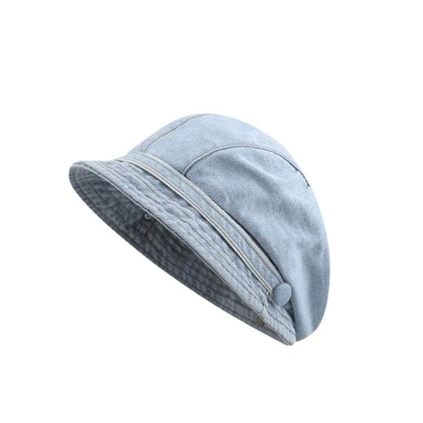 Gorra de mujer Yuyangstore Sombrero de pescador Algodón Azul claro