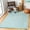 Aqua/Blue, variant on SAFAVIEH Montauk Bernadine Solid Cotton Area Rug, Gold, 3' x 5'