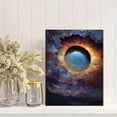 thumbnail image 2 of Qisvanset 12x16 Inch Majestic Elephant Herd Dust Storm Canvas Print Wall Art, 2 of 5