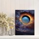 thumbnail image 2 of Qisvanset 12x16 Inch Majestic Elephant Herd Dust Storm Canvas Print Wall Art, 2 of 5