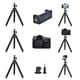 thumbnail image 4 of Phone Mini Tripod, Ruittos Premium Flexible Mobile Phone Tripod Stand Compatible with iPhone Samsung Go Pro, Small Digital Camera, Black, 4 of 5