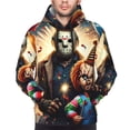 thumbnail image 5 of Lsque Chucky Pattern Casual Men's Hoodie,Hooded Sweatshirt with Kangaroo Pocket,Pullover Hoodie-3X-Large, 5 of 8