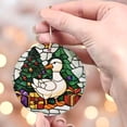 thumbnail image 4 of Duck Stained Glass Ornaments, Duck Ornament,Duck Christmas Tree Ornament, Duck Xmas Decorations hGpsho, 4 of 5