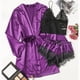 thumbnail image 2 of Gibobby Lencería de encaje Día de San Valentín para mujer Pantalón Poliéster Escote V indoor Mujer(Morado, XXL), 2 of 5
