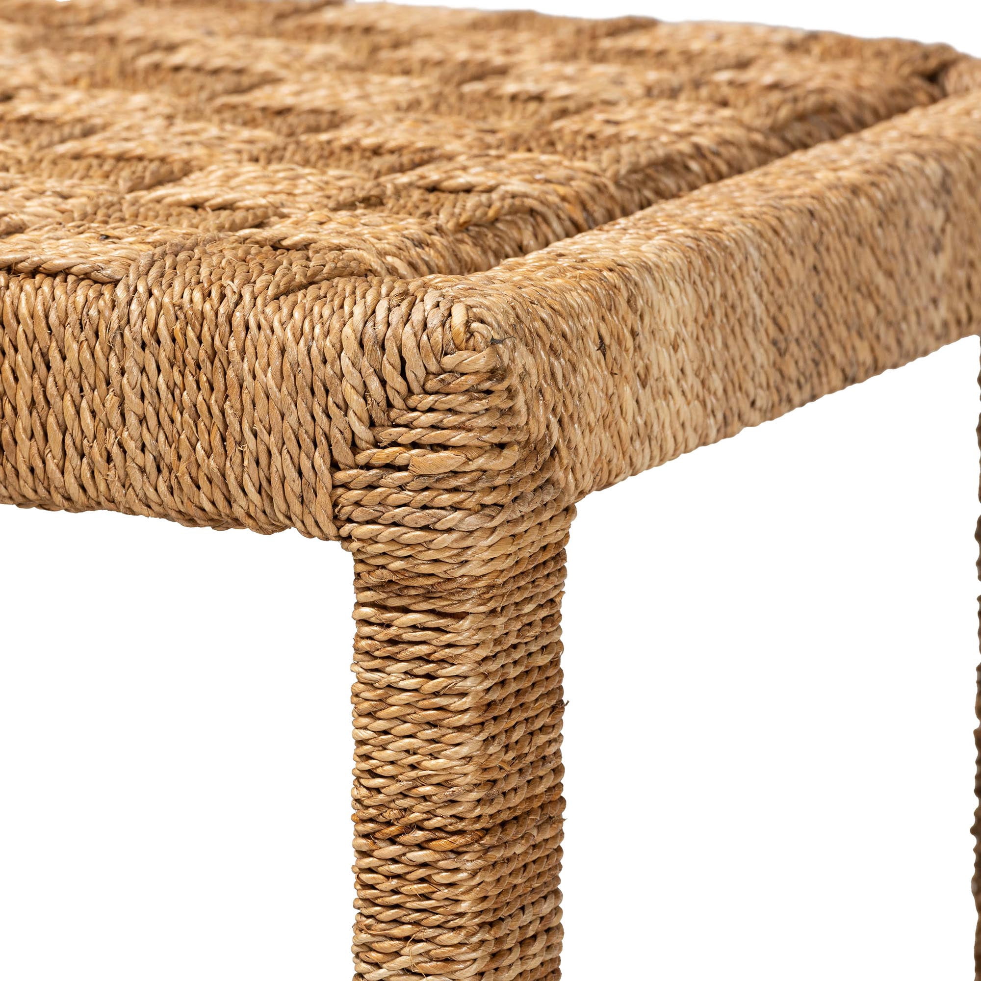 bali & pari Cipally Boho Accent Bench, Natural