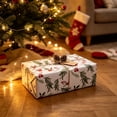 thumbnail image 5 of Christmas Wrapping Paper, 118 Inch Kraft Gift Wrap Roll with Assorted Holiday Designs, Vintage Christmas Wrapping Paper for Gifts, Gift Boxes, Crafts, Parties and Holiday Decor, 5 of 6