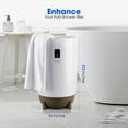 thumbnail image 2 of PureClean Towel Warmers Bucket, with Customized Fragrance for Spa and Bathroom, Luxury Towel Heater Gifts for Him & Her, Auto Shut Off, Fits 2 Large Towels, Blankets, Bathrobes, PJ's Taupe, 2 of 6