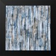 thumbnail image 2 of Lavoie, Tina 12x12 Black Modern Framed Museum Art Print Titled - Boho Tie Dye Cool Water pattern, 2 of 5