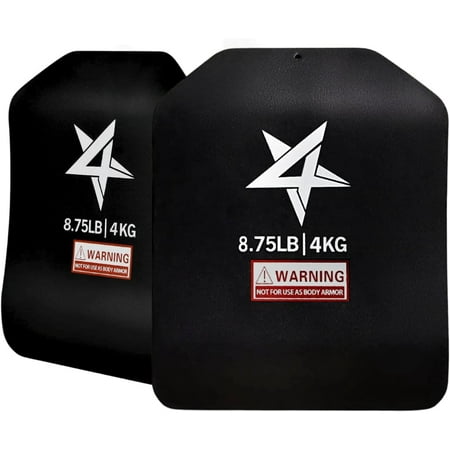 Yes4All Weight Vest Plate 8.75LB Pairs, Weight plate with Curved Ergonomic Design for Running, Heavy Workout