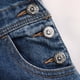 thumbnail image 5 of KIDSCOOL SPACE Mono Vaquero con Pechera Para Niños Pequeños, Pantalones de Mezclilla con 3 Botones en Ambos Lados, Azul Claro, 6-7 Años, 5 of 5