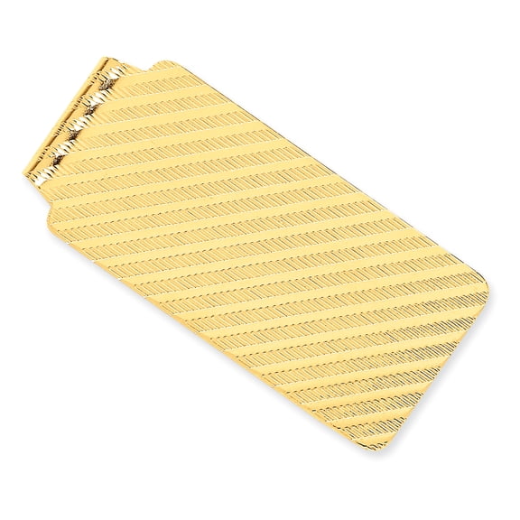 Beautiful 14k Men's Textured Money Clip