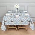 thumbnail image 3 of Pug and Footprints Square Tablecloth,Waterproof Square Table Cover,Wipeable Spillproof Washable Table Cover for Home Kitchen Party Decor 42"X42"(107x107cm), 3 of 6