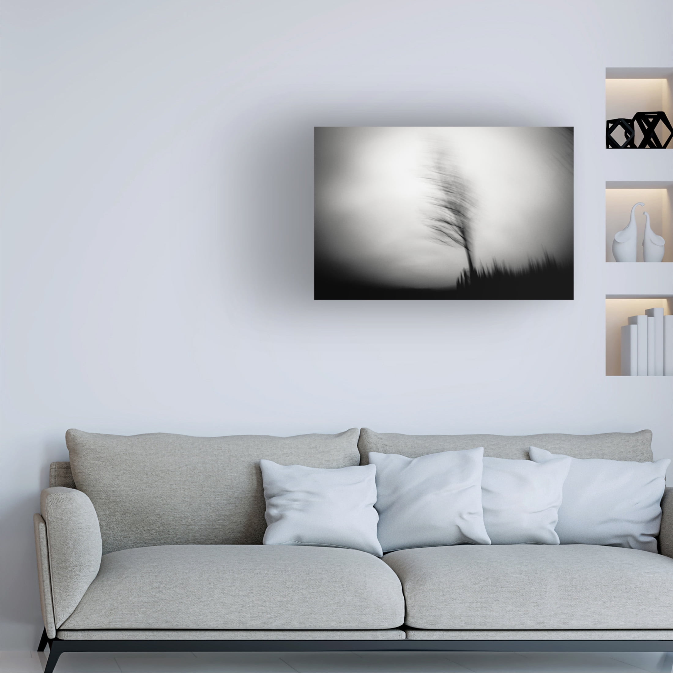 Canvas Wall Art - Dorit Fuhg 'Shadow Dancer' Wall Art for Living Room, Bedroom, or Office D?cor by Trademark Fine Art - 47 x 30 Inches
