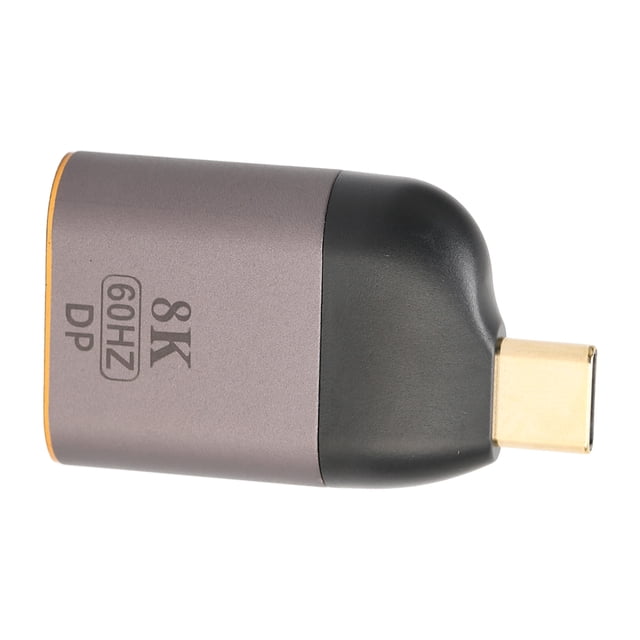 Adaptador USB C a DisplayPort 8K 60Hz 8,1 Gbps HBR3 Convertidor DisplayPort para SO Tablet Pro para Dell XPS