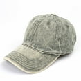 thumbnail image 2 of fatyb Unisex Vintage Washed Baseball Caps Cotton Adjustable Mens Womens Soft Trucker Hat for Outdoor, 2 of 3