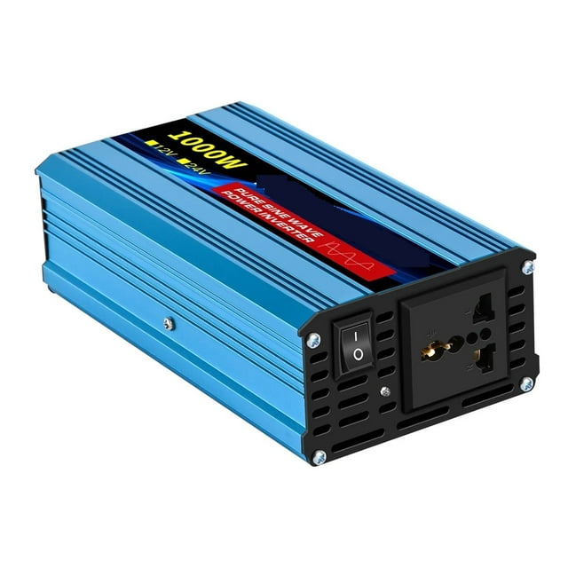 Pure Sine Wave Inverter 1000-3000W 50HZ Power Converter DC12V/24V To AC 220 ,Multiple Protections