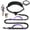 Purple, variant on PetAmi Hands Free Dog Leash with Padded Lumbar Waist Belt, Shock Absorbing Bungee, Quick Release Buckle, Dual Handle, Running Jogging Walking Leash for Medium Large Dogs Up to 125 lbs, Purple